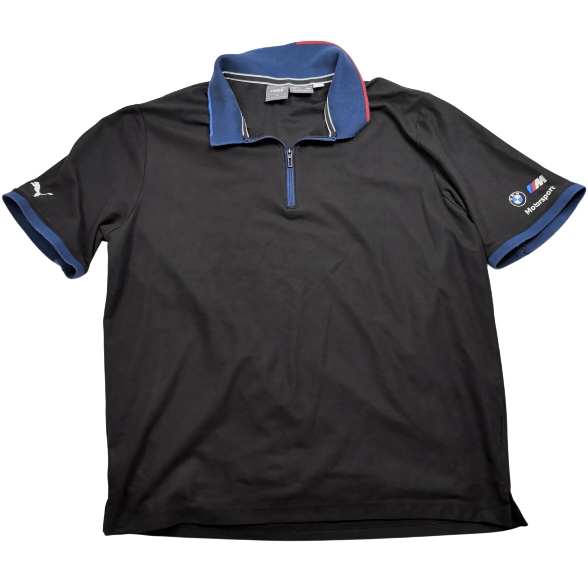 Puma Bmw Motorsports Mens Xl Polo Shirt Logo Bmw Motorsports Racing M3 Black